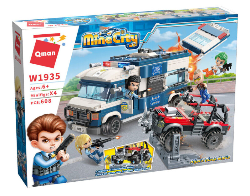 Qman MineCity Únosce Black Maria dopaden